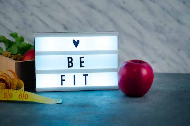 Chalkboard lettering with apple